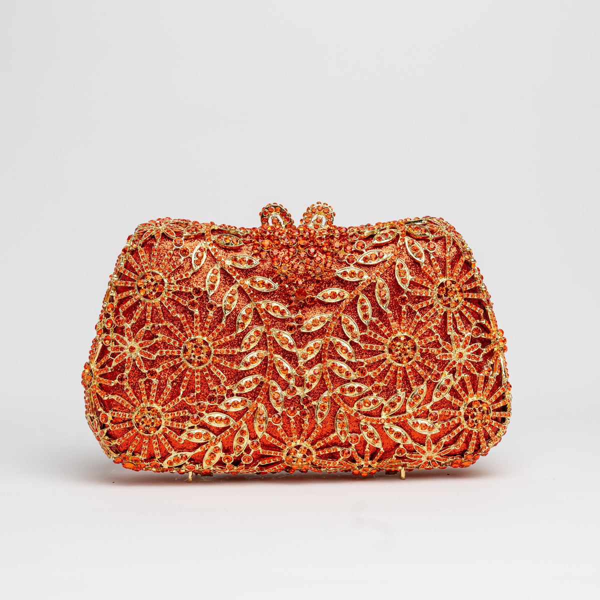 Fiery Aura - Orange Evening Bag