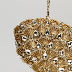 Peacock - Rhinestone Evening Bag